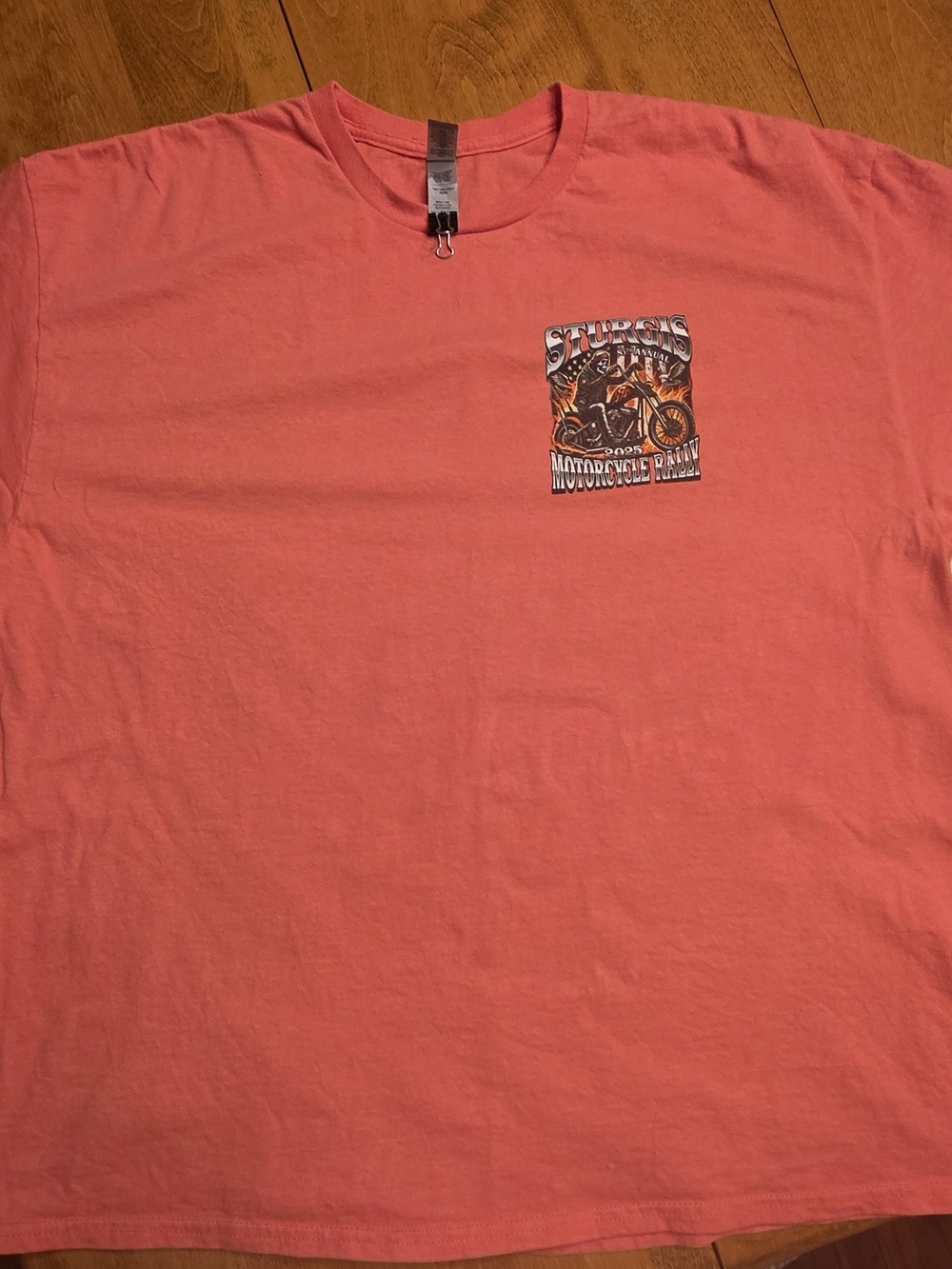 Sturgis Motorcycle Rally 85th Annual 2025 Coral TShirt - Men's/Women 2x